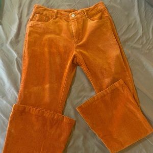 Men’s corduroy relaxed vintage bell bottom pants